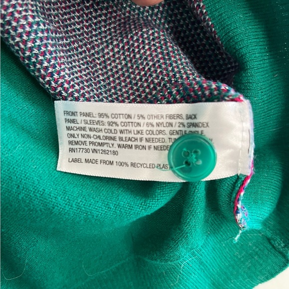 Plaid Sweater Cardigan - Picture 5 of 5